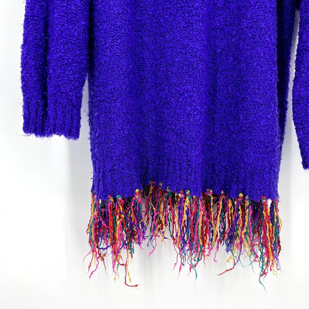 90s Vintage Basic Editions Plus Long Sweater With… - image 2